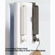 thumbnail image 2 of Advancent Solución de almacenamiento versátil: ganchos plegables para puerta con 6 perchas y extensiones. Percha para puerta para ropa. Almacenamiento y organización del hogar Estilo gancho gris, 2 of 6
