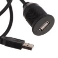 thumbnail image 3 of Tablero De Montaje En Panel Del Tablero Del Camión Del Coche USB 2.0 A Cable De Extensión USB 1m shamjiam Cable del tablero del coche, 3 of 8