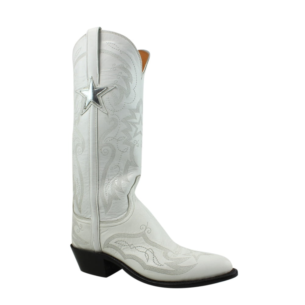 Lucchese New Lucchese Womens Nv7007.J4 White Cowboy, Western Boots