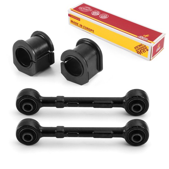Metrix Premium Chassis Parts - 4 PC Front Sway Bar Stabilizer End Link Stabilizer Bar Bushing Kit Fits 99-06 Ford F-250 Super Duty RWD