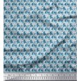 thumbnail image 1 of Soimoi Poly Georgette Fabric Flower Artistic Print Fabric by Yard 52 Inch Wide, 1 of 3