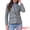 Grey, variant on DARING DIVA Women's Blazer Herringbone Tweed Long Sleeve Blazers XS Grey