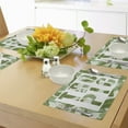 thumbnail image 4 of Ambesonne Green Place Mats Set of 4, Perennial Shrubs Dreamy, Standard Size, Olive Green, 4 of 6