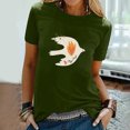 thumbnail image 2 of Camisetas sueltas de manga corta con estampado interesante para hombres y mujeres Fridja  bn3079, 2 of 4