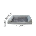 thumbnail image 3 of Btomtd Square Pet Mat with Soft Foam for All Seasons, Breathable Pet Beds for Summer Cool, Comfortable Winter Protection Warm Dog Bed and Cat Bed, Gray, 3 of 8