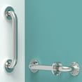 thumbnail image 6 of AmeriLuck 2-Pack 1-1/4" x 12in Bath Safety Medical Handicap Grab Bars, ADA Handrail for Bathroom Shower Wall, Heavy Duty Grip Handles for Bathtub and Toilet, 500lbs Weight Support, Brushed Nickel, 6 of 11