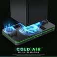 thumbnail image 2 of Base de carga para Xbox Series S/X con ventilador de refrigeración, estación de carga rápida con 2 baterías recargables de 1100 mAh, estación de carga para dos mandos, 2 of 9