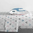 thumbnail image 5 of Messi Kids 3 Piece White Bed Sheet Set, Twin, 5 of 10