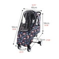 thumbnail image 3 of Universal Waterproof Winter Thicken Rain Cover Wind Dust Shield Full for Baby Stroller Accessories Pushchairs, 3 of 16