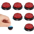 thumbnail image 1 of AYBUY 6Pcs Round Motorcycle Reflectors Stick-on Safety Reflectors 24mm Mini License Plate Reflectors Red Light Warning Reflector for Motorcycle Bicycle Trailers Gate Posts, 1 of 5
