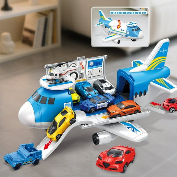 Airplane toys, 3-year-old children's airplane toys, toddler airplanes, 2, 3, 4, 5-year-old children's toys, storable airplane toys, children's birthday gifts