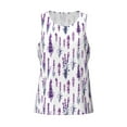 thumbnail image 4 of Haiem Lavender Flowers Men Workout Tank Top Gym Bodybuilding Sleeveless Muscle T Shirts Athletic Tank Breathable Workout Shirt-XX-Large, 4 of 9