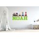 thumbnail image 4 of Vinilo decorativo de pared Tren con nombre personalizado CuteDecals 51 x 30 cm, 4 of 9