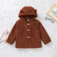 thumbnail image 2 of Vedolay Jean Jackets for Boy 2023 Fall Coats for Boy's Print Zip Up Long Sleeve Windproof Coat,Brown 2-3 Years, 2 of 5