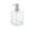 Light Blue, variant on VEFSU Hand Soap Dispenser,2pcs Clear Acrylic Plastic Liquid Pump Bottle,Refillable Lotion Dispenser for Bathroom Decor Kitchen College Dorm,Premium Hand Soap Dispenser for Bathroom