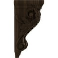thumbnail image 3 of Ekena Millwork 5"W x 7"D x 14"H Large Acanthus Wood Corbel, Walnut, 3 of 4