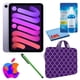 thumbnail image 1 of Apple iPad Mini 6 (256 GB, celular, morado) con funda marroquí morada, 1 of 9
