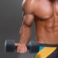 thumbnail image 4 of CAP, 15lb Neoprene Dumbbell, Cool Gray, Single, 4 of 4