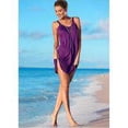 thumbnail image 3 of Robe d'Été Gilet de Couleur Unie Robe de Soleil Plage Solide Décontractée Robe de Réservoir de Plage, Violet, M, 3 of 8