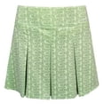 thumbnail image 4 of Snake Eyes Golf Ladies Pleated Knit Skort Jade [Swirl Line] Large, 4 of 4