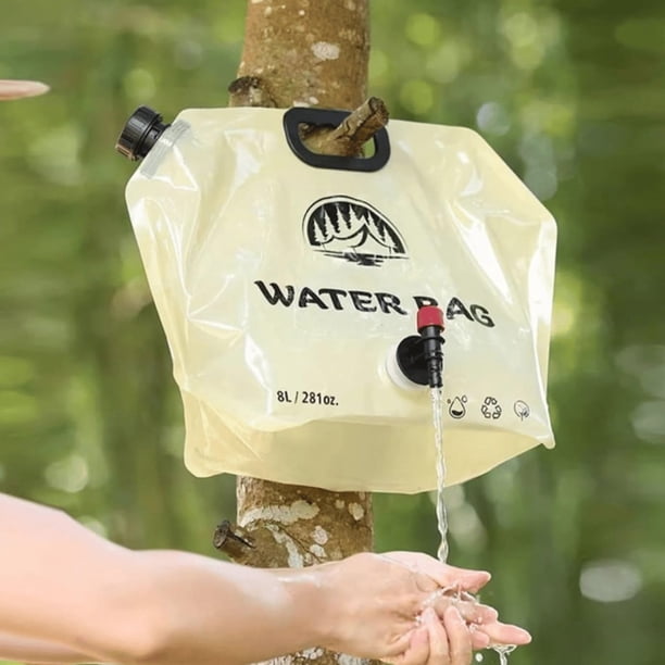 Outdoor Portable Folding Water Bag, 8L Foldable Water Storage Bag