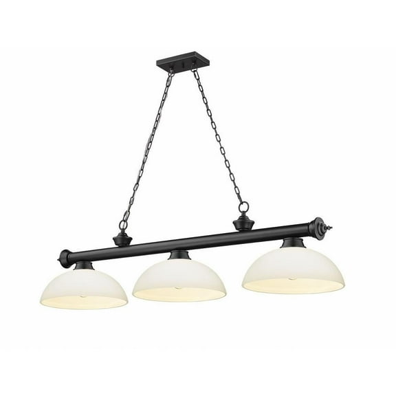 3 Light Billiard in Traditional and Classical Style-18.75 inches Tall and 14 inches Wide Bailey Street Home 372-Bel-4596681