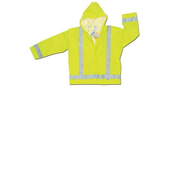 500rjhl Lum .16mm Pu/poly Jacetw/att Hood Cls Iii Lime