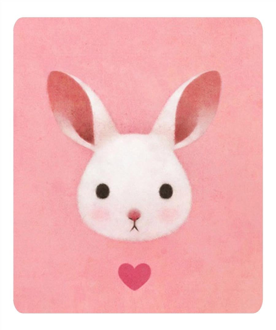 cute pink bunny