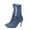 Blue, variant on Zoyueyie 1Pair Elastic Thin Heels Boots Denim High-heeled Boots Autumn Winter Shoes