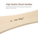 thumbnail image 5 of Juego de 3 pinceles planos profesionales, pincel de cerdas, mango de madera, herramienta de pintura Meterk Pelo de cerdas, 5 of 7