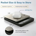 thumbnail image 3 of Digital Kitchen Scale - 3000g/0.1g High Accuracy Precision Multifunction Food Meat Scale with Back-Lit LCD Display(Batteries Included), 3 of 5