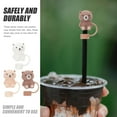 thumbnail image 6 of ifundom Silicone Straw Lids Splash Proof with Cute Design, Family Use, 3pcs Set, and Reusable, 1.4×0.8×0.5in, 6 of 6
