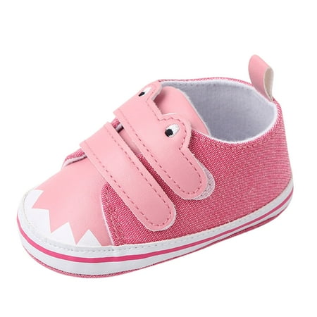 

kpoplk Toddler Sneaker Spring And Summer Children Baby Toddler Shoes Boys And Girls Flat Bottom Light Walking Shoes For Babies(Red)