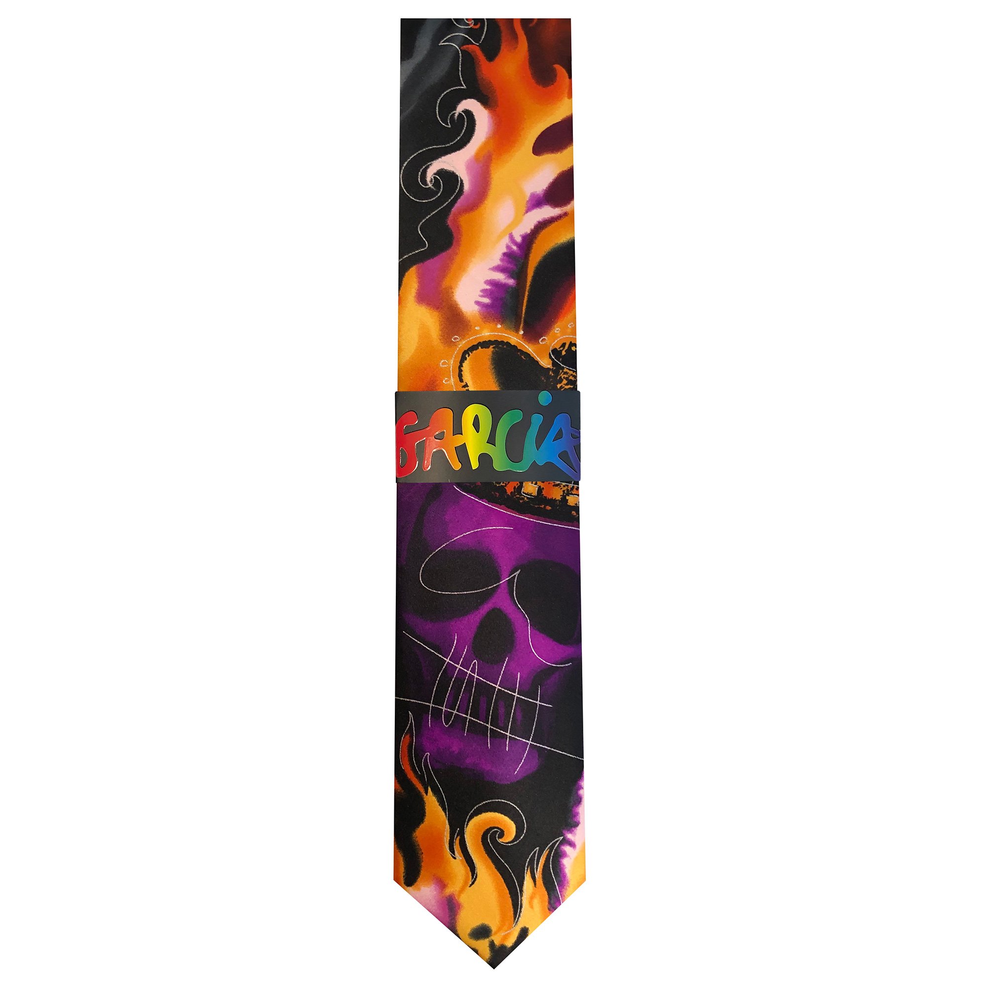 jerry garcia skull tie
