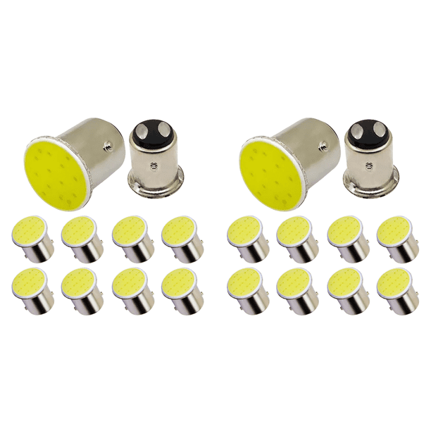 10 Uds 1157 BAY15D LED COB Bombilla Señal Freno Estacionamiento Marcha Atrás Automática