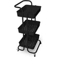 thumbnail image 1 of Carrito organizador de cocina IDEA NUOVA  color negro, 1 of 5