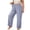 Sky Blue-Shorts for women, variant on Plus Size Cotton Pajama Pants Women Elastic Waist Comfy Lounge Pants Sleep Pajama Bottoms Pj Pants Wide Leg Beach Pants