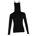 thumbnail image 4 of Camiseta de protección solar / mujer Camiseta de compresión con mascarilla de manga larga para jugar al golf Black L, 4 of 5