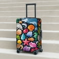 thumbnail image 3 of Wukai Underwater Diving Animals Elastic Luggage Cover: Personalized Protection for Your Suitcase - Fits 19~29-inch, Washable & Durable Travel Companion-Medium, 3 of 8