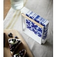 thumbnail image 3 of Yamazaki Home Napkin Holder, White, Steel + Wood, No Assembly, 3 of 5