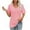 Pink-11, variant on Mittory Womens T Shirts Short Sleeve V Neck Casual Summer Tops Tshirts with Pocket