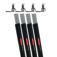 thumbnail image 1 of Rubbermaid Rail Mural Horizontal en Acier & Crochet Mural Suspendu Vertical (4 Pack), 1 of 9