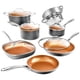 thumbnail image 1 of Juego de ollas y sartenes, juego de utensilios de cocina de 12 piezas con revestimiento de cerámica antiadherente de Chef Daniel Green, libre de PFOA, 1 of 7