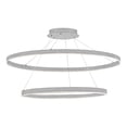 thumbnail image 1 of Dainolite Circulo 2-Light 97W Modern Metal Chandelier in Silver, 1 of 1