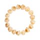 thumbnail image 4 of Pulsera de brazalete en forma de Pulsera liviana Versátiles versátiles con cuentas para mujeres para las citas Fiesta de regalo de cumpleaños Amarillo beige, 4 of 8