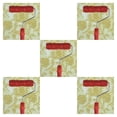 thumbnail image 3 of Qarigey 6.85 Inch Wall Empaistic Flower Pattern with Plastic Handle Painting Roller Type2 NO2, 3 of 3