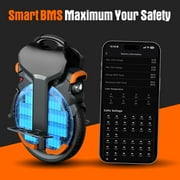 INMOTION V11Y Electric Unicycle, 18 Off-Road Tire, 2500W Motor, Hydraulic Suspension, 37mph Speed, 74.59 Mile Range