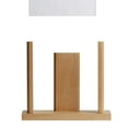 thumbnail image 3 of M&T Displays Classic Desktop Menu Sign Holder with Acrylic U Type Pocket (Natural Wood, 8.5x11) (2 Pack), 3 of 8