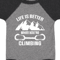 thumbnail image 4 of Inktastic Rock Climbing Mountains Boys or Girls Baby Bodysuit, 4 of 5