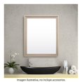 thumbnail image 4 of Espejo Smartdeco Decorativo Rectangular Blanco con Café Claro 56.x67. cm, 4 of 4